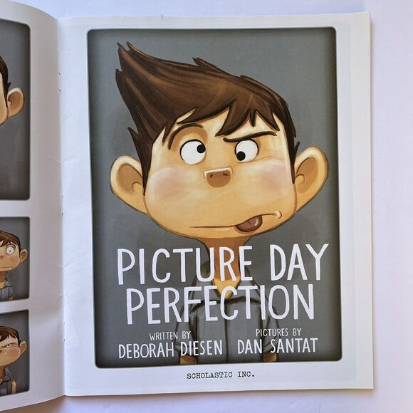 Set Of 2 Childrens Story Books Paperback Crankenstein and Picture Day Perfection - Picture 8 of 10